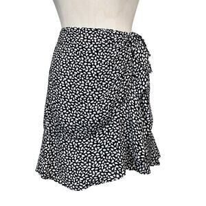 Abercrombie & Fitch Tulip Ruffle Miniskirt with Bow